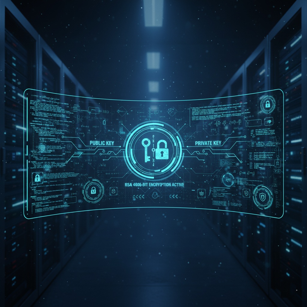 Sistem criptografic cu cheie RSA 4096-bit